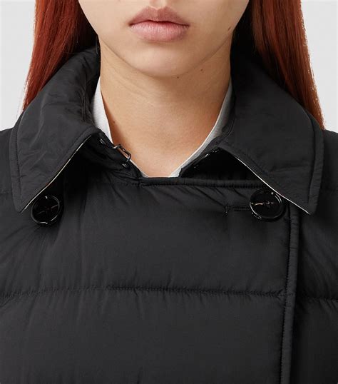 burberry brit reversible puffer vest|burberry detachable hood puffer coat.